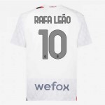 Günstige Fußballtrikots AC Mailand Rafael Leao 10 Auswärtstrikot 2023-24 Kurzarm